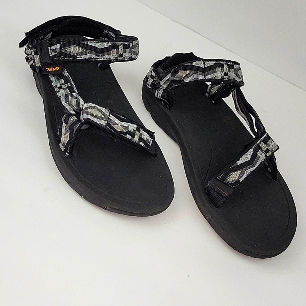Teva Hurricane Sandals Black & Gray Size 5